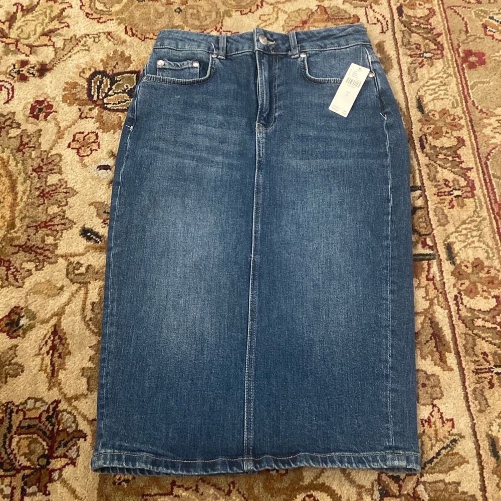 NWT PILCRO denim skirt